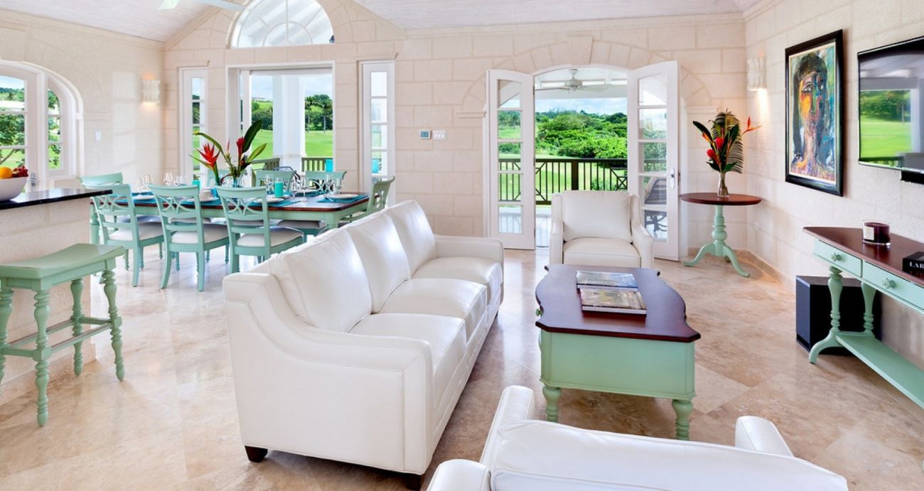 Cherry Red Barbados - Living Room